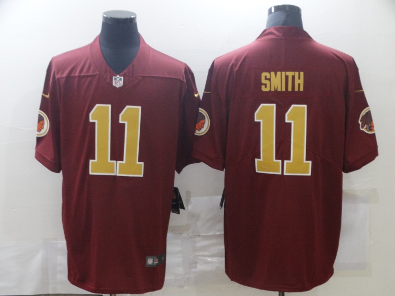 Men's Washington Commanders Alex Smith #11 Red Jersey
